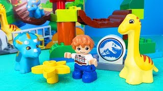 JURASSIC WORLD 🦖 Lo zoo dei Dinosauri gentili Lego Duplo 🦕