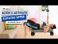 19 min Upper Body Superset Workout | Day 9 Align and Activate Challenge | Weights + Band
