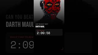 Can You Beat This 1,868-Piece Darth Maul Challenge?