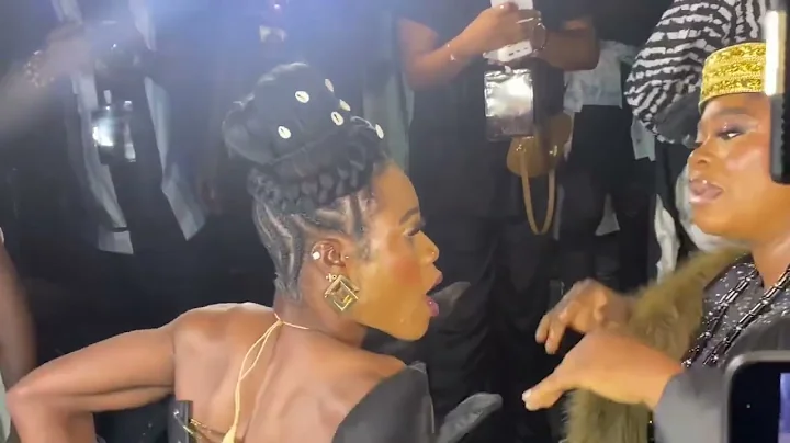 ENIOLA AJAO AND IYABO OJO LET LOOSE AND HAVE FUN ON THE DANCE FLOOR AT LABAKE OLODODO MOVIE PREMIERE