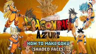 How To Make Manga Goku In Dragon Ball Rp Azure Shaded Faces