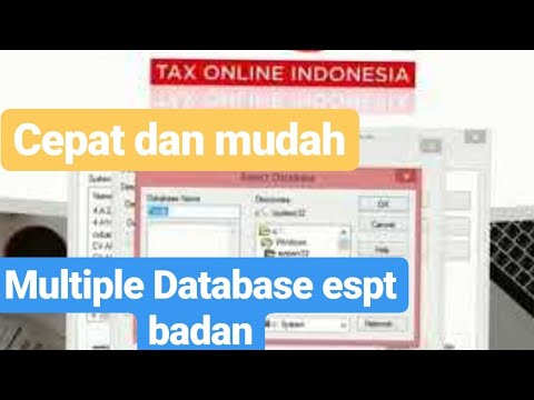 Cara Menambah Database Espt Badan terbaru 2019.