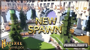 Building a new Spawn Island! | Hypixel Skyblock | Minecraft Timelapse