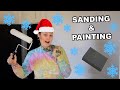 ALMOST DONE! | Filling Holes, Sanding, and Priming The Walls! | Moving Series Episode 10