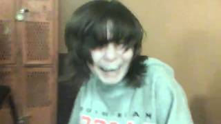 Epic headbanging in a locker room