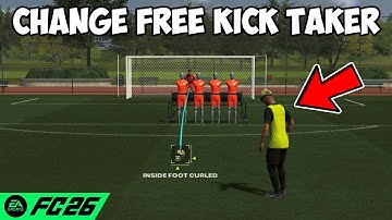 How To Change Free Kick Taker In Practice Arena On FC 26 Ultimate Team