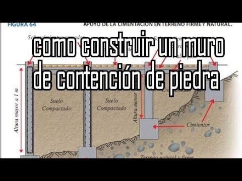 Video: ¿Cómo se construye un muro de contención de rocas apiladas en seco?