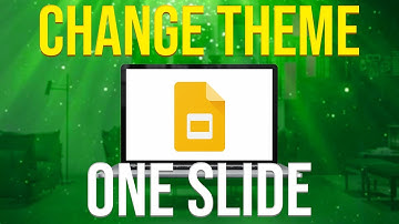 How To Change Theme For One Slide In Google Slides (SIMPLE!)