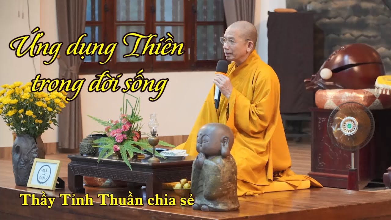 Ứng dụng Thiền trong đời sống  - Thầy Tỉnh Thuần chia sẻ