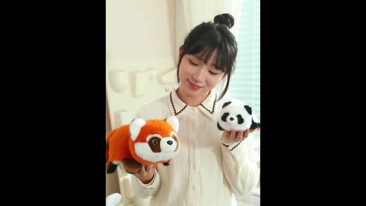 Stuffed Animals Plush Toys Flip Custom Pillow Pulpo Reversible Raccoon Turns Into A Panda Plush Toy