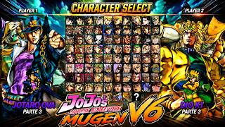 Jojo's Bizarre Adventure Mugen V6 Game
