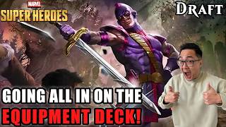 Going All In On The Equipment Deck! | Marvel Super Heroes Draft | MTG Arena