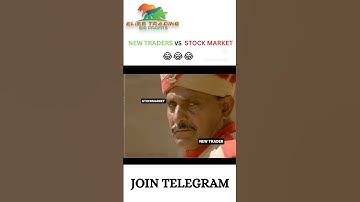 New Traders vs Stock Market #shortvideo #trending #shorts #comedy #funny #viral #comedyvideo