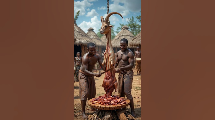 African Tribe Prepares a Village Feast! 🔪🐐 | The Traditional Way of Butchering a Goat