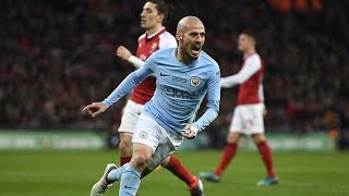 David Silva vs Arsenal carabao cup 2018●1080p●made by MidfielderParadise MatchHighlights