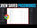How to View Saved Passwords on google chrome browser (PC or Laptop)