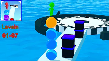 Stack Rider Gameplay All Levels (iOS/Android) Levels #91