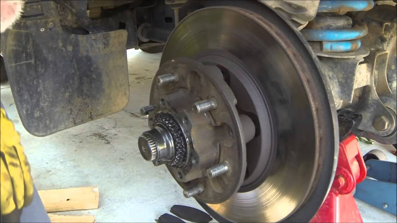 GQ brake rotor removal YouTube