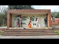 Kt2077  making of the mithila mural at taragaon museum