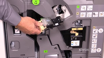 Xerox® Versant® 80 180 Color Press Replacing the Main Stapler Cartridge