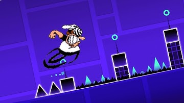 (Custom Level) Pizza Tower X Geometry Dash - Stereo Madness