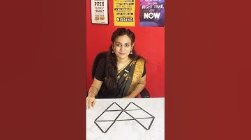 Move 2 Sticks and make 6 triangles #maths #matchstick #matchstickpuzzle #puzzle #puzzletime #puzzles