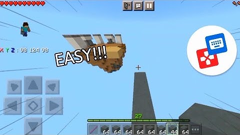 Jump bridge in minecraft pe with keymapper tutorial & PvP Map download link!!