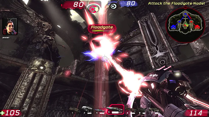 Unreal Tournament 3 Walkthrough "Insane" 1440p maxed graphics PART 41 - Floodgate (Warfare)