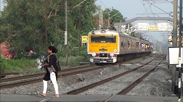 Quick Speedy EMU Local Trains Back to Back Skip Between Railgate Quickly | Eastern Railways