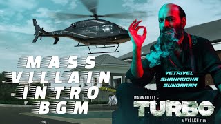 Turbo : Raj B Shetty BGM | Mass Villain Intro BGM | Helicopter Intro BGM | High Quality BGM