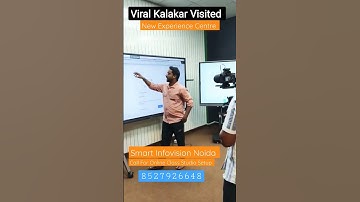 #viralkalakar Visited Smart Infovision Noida New Experience Centre I Best For Digital Board
