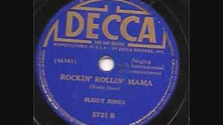 Buddy Jones- Rockin' Rollin' Mama [Decca] 1939 78 RPM chords