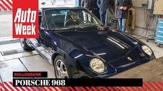 Porsche 968 - On the Rollers