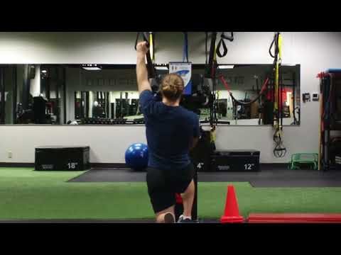 Cable half kneeling single arm lat pull down