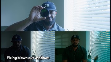 Fixing blown out windows | Cinematic lighting at home tutorial