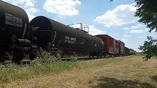 CSXT #m649 The rest of the train leaving Thomasville GA Yard SB 6-14-24 #trainspoting
