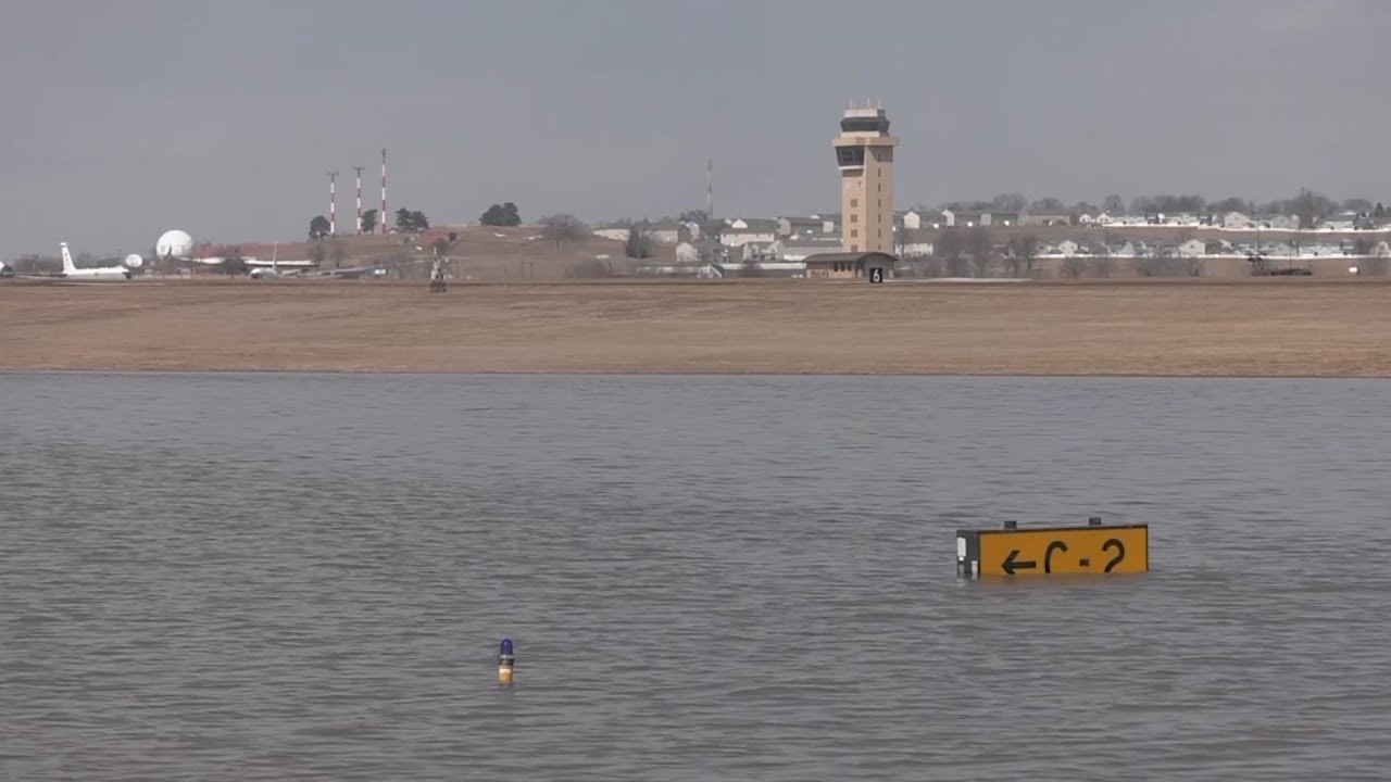 Air Force base in Nebraska flooded YouTube