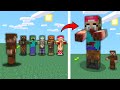 ZOMBİ ÇETESİ BİRLEŞTİ, KOCAMAN OLDU! 😱 - Minecraft