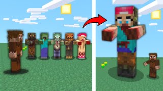 Zombi̇ Çetesi̇ Bi̇rleşti̇, Kocaman Oldu - Minecraft