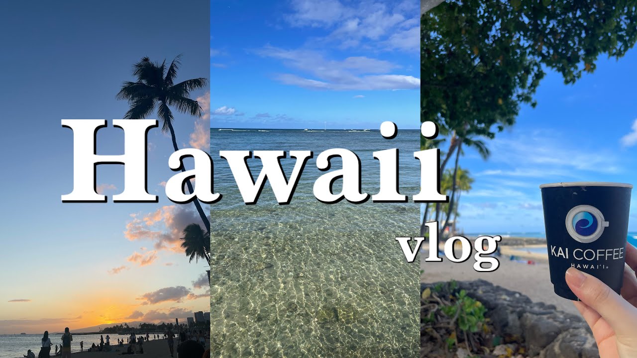 Hawaii vlog｜ハワイのリアル食事・アサイーボウルが人気のカフェ