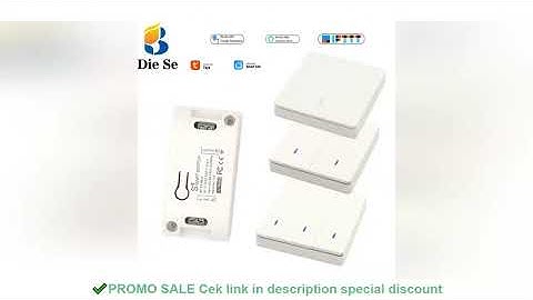 Diese Smart Light Switch Push Button WiFi/433Mhz Wireless Remote Control Wall Switch AC85~220V Contr