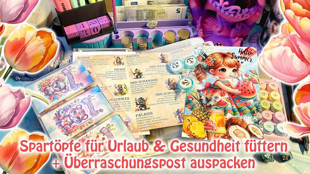 💝 Spartöpfe Urlaub & Gesundheit besparen + Überraschungs-Zuschauerpost ...