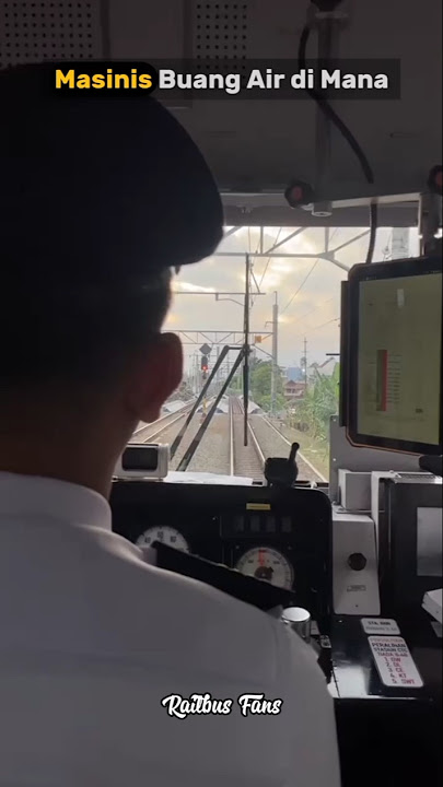 MASINIS BUANG AIR DIMANA SAAT DINAS JARAK JAUH? #shorts #keretaapi #masinis #railbusfans