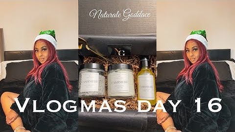 VLOGMAS Day 16 • Mini shower Routine w/ Naturale Goddace products!