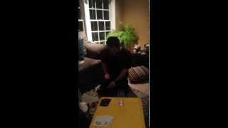 Belly laughing while playing Cards Against Humanity!