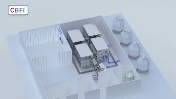 Automatic 20 ton cube ice factory video #CBFI