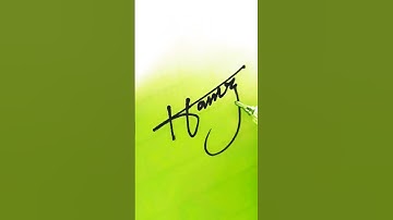 H letter signature style | best signature for 