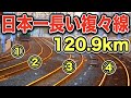 は？線路おおすぎ！日本一長い複々線がマジで長すぎて発狂しそうｗｗｗ