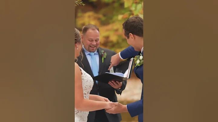 The brides brother was the officiant!