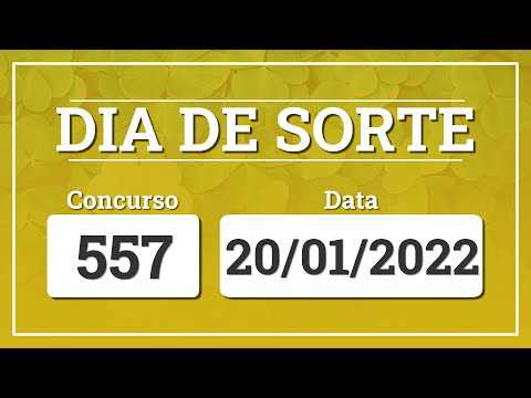 Resultado do sorteio do Dia de Sorte 557